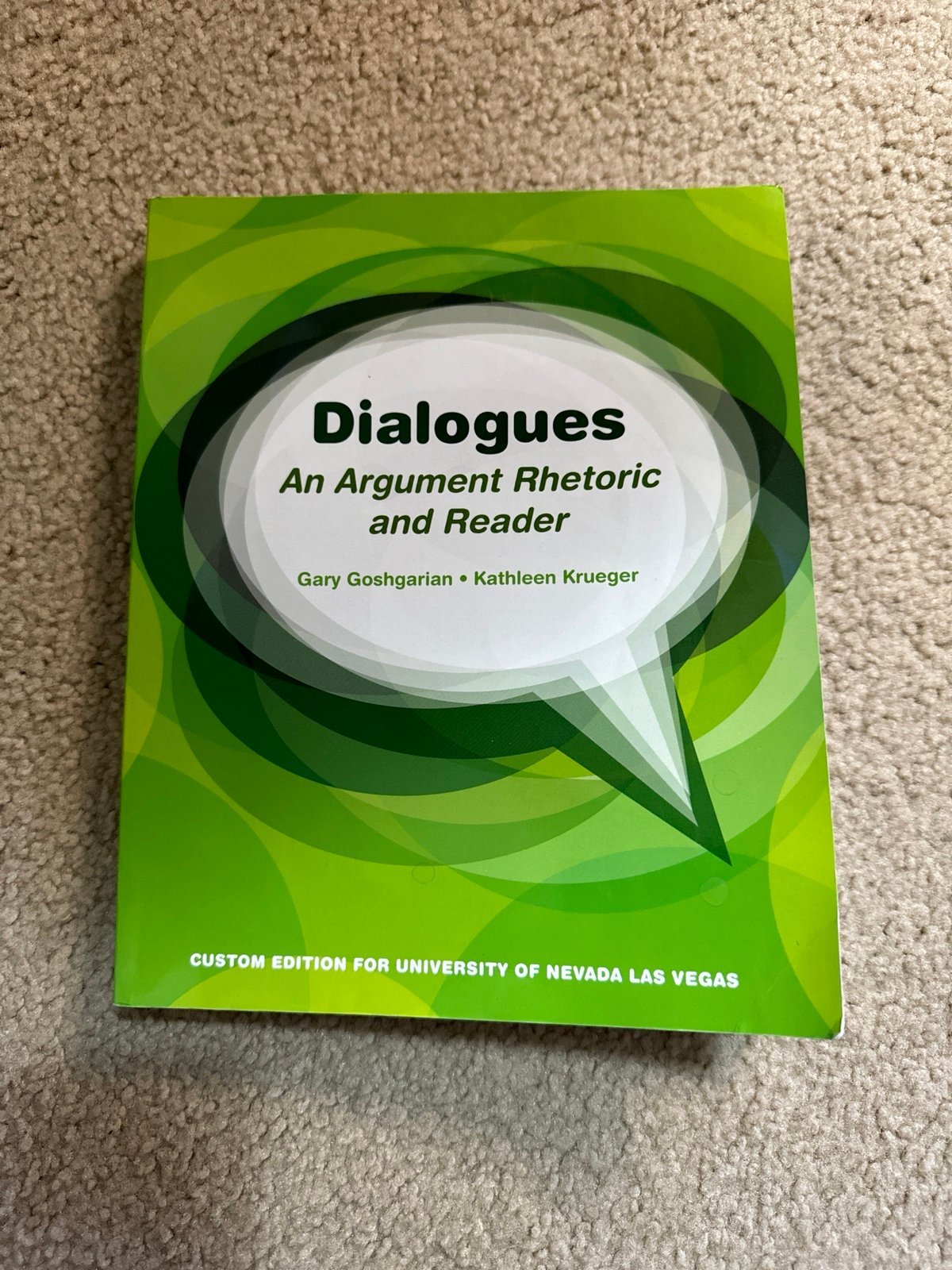 Dialogues: An Argument Rhetoric and Reader