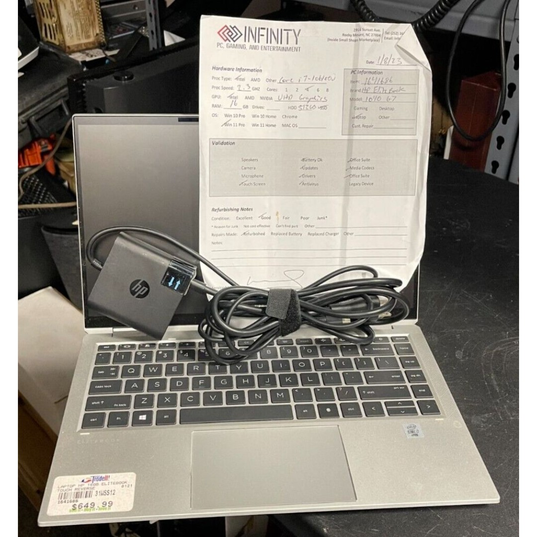 HP Elitebook 1040 G7 - i7-106100u | 16gb | Win 11 Pro | 512GB SSD