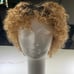100% HUMAN Short Afro Hair, Black roots to natural lighter shade