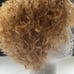 100% HUMAN Short Afro Hair, Black roots to natural lighter shade