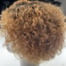 100% HUMAN Short Afro Hair, Black roots to natural lighter shade