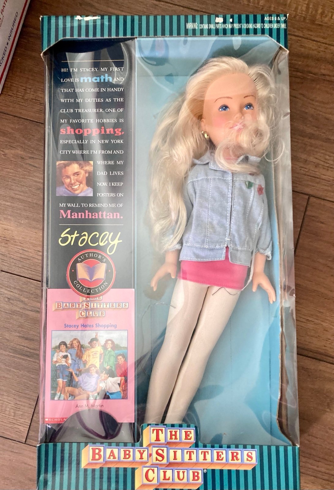 Vintage Babysitter's Club Doll 21” STACEY W Original Box