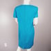 Leslie Fay Women's Sheath Dress Suit Size 14 Blue Short Sleeve Blazer Vintage