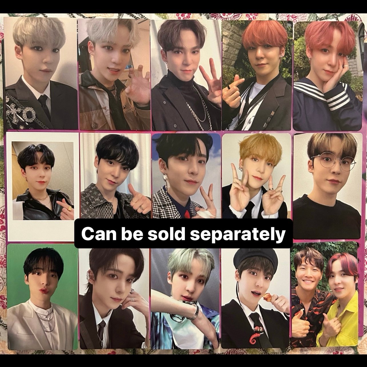 Ateez Yunho PC Bundle (Reg & POB -MMT Hello82 Makestar Barnes & Noble)
