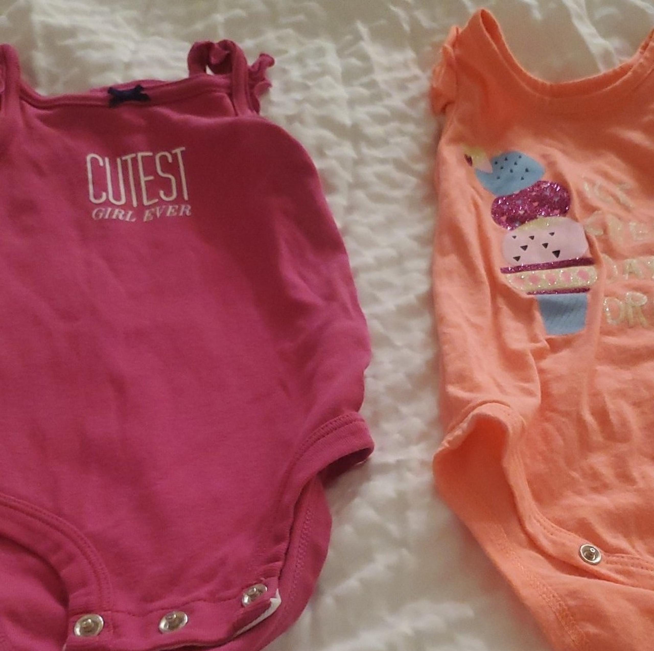 Baby Girl 2-Piece Outfit Set – “Ice Cream & Daydreams” + “Cutest Girl Ever”