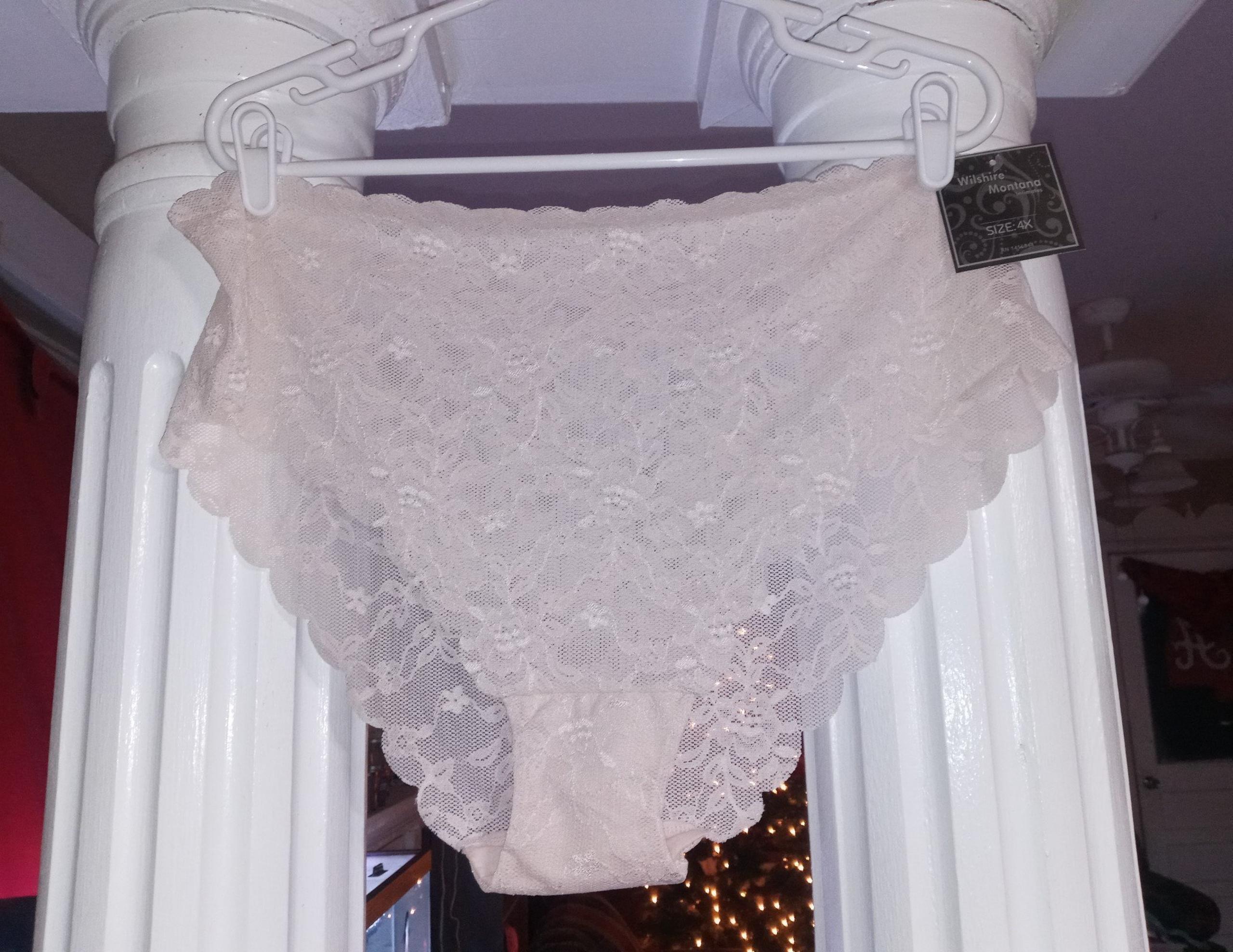 NWT Women's 4X Wilshire & Montana Intimates Sheer Lace Scalloped Hipster Panties
