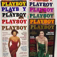 1990 Playboy Magazine Complets Set