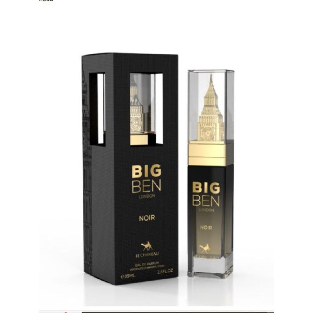 Big Ben London Noir EDP perfume arabe original unisex 2.8 oz/80ml NEW&SEALED