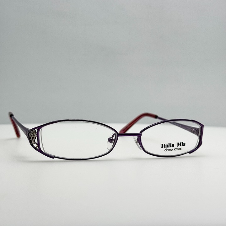 Italia Mia Eyeglasses Eye Glasses Frames IM631 Violet 50-17-135