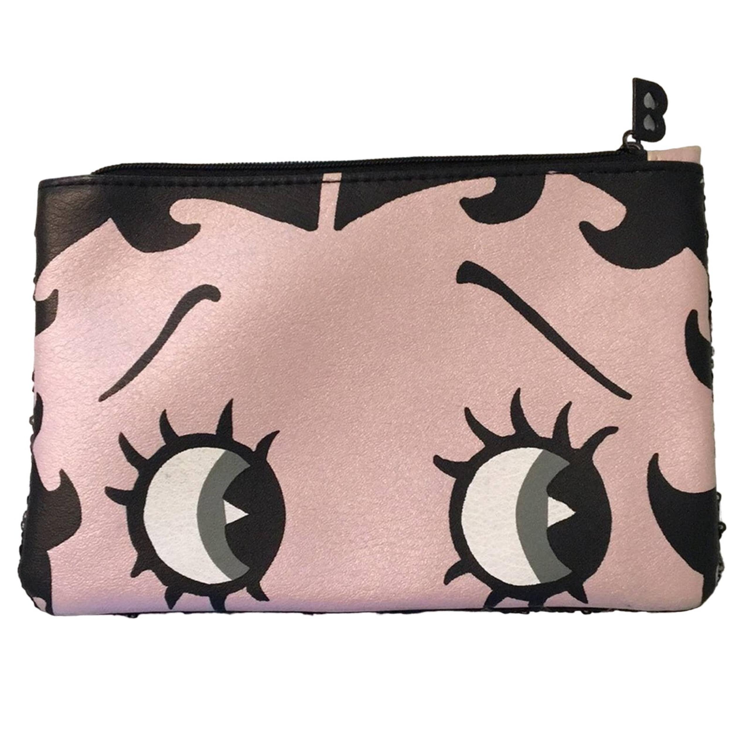Adorable Betty Boop zippered make up or pencil bag