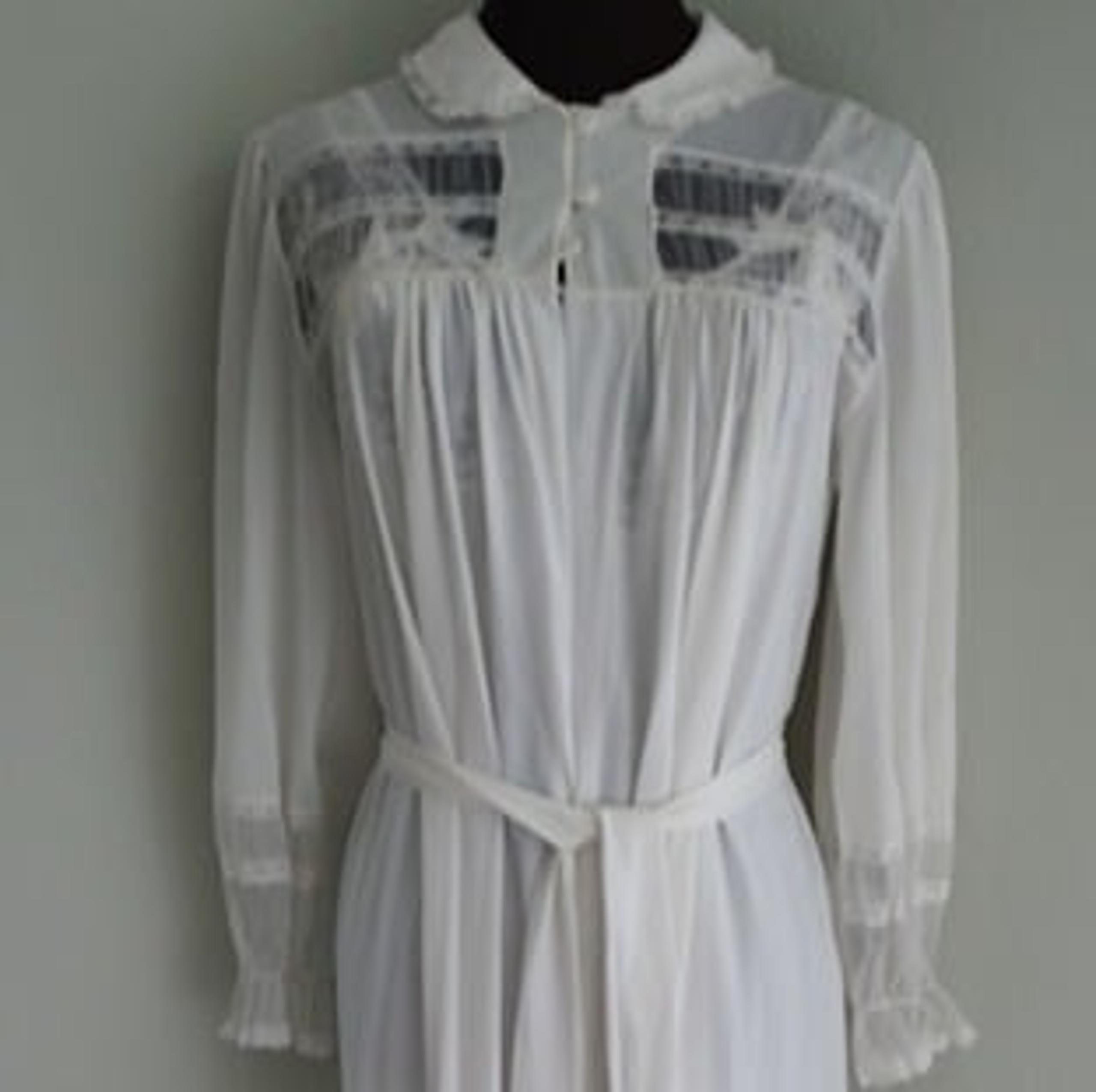 Vintage Ivory Lingerie 2 Piece Set Early 1950's Size 34