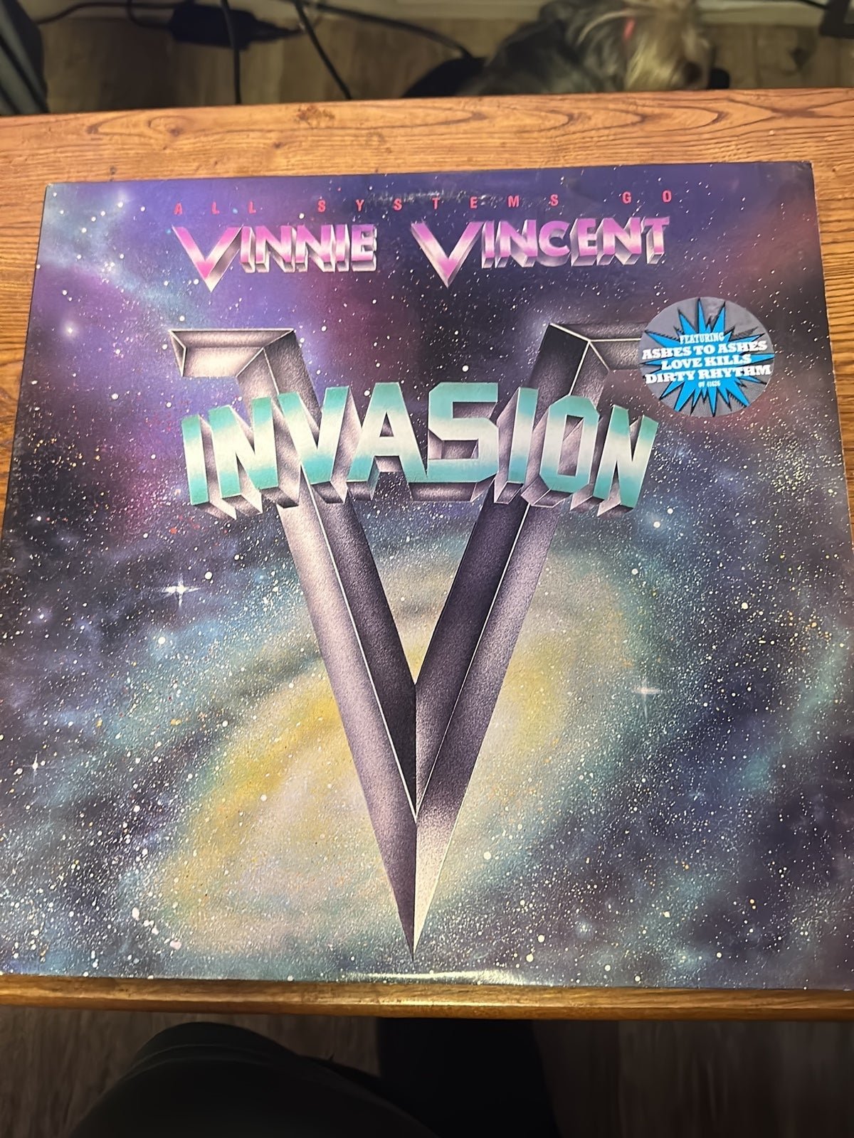 Vinnie Vincent Invasion All Systems Go Rare 1986 Promo Vinyl VG+