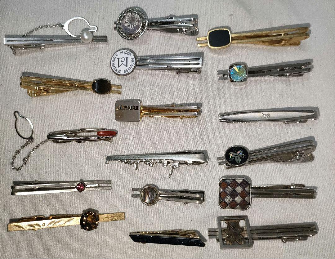 ## 17-Piece Tie Pin Set: Men's Accessories, Vintage