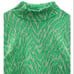 ZARA JACQUARD TOP GREEN | 5039/591