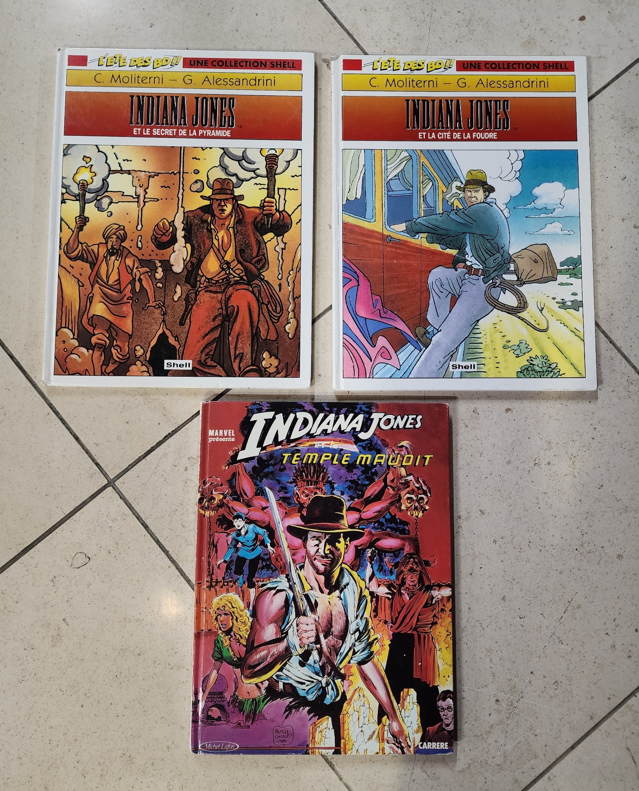 Indiana Jones Temple of Doom & France Exclusives HC FN HTF 1984 1993 French