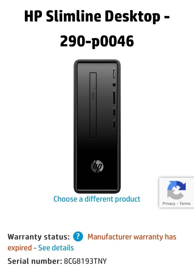 HP Slimline 290-p0046