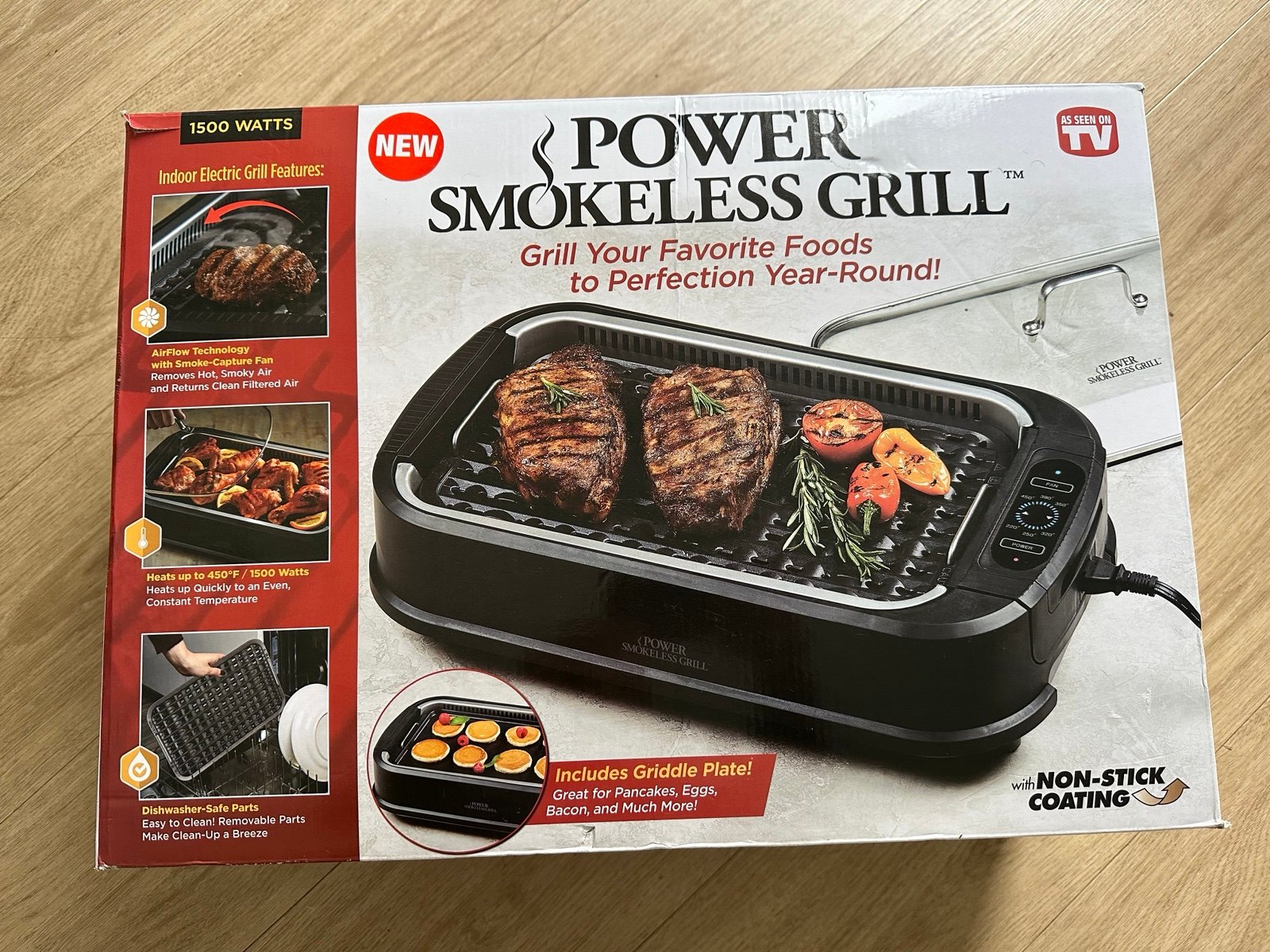 Power smokeless grill