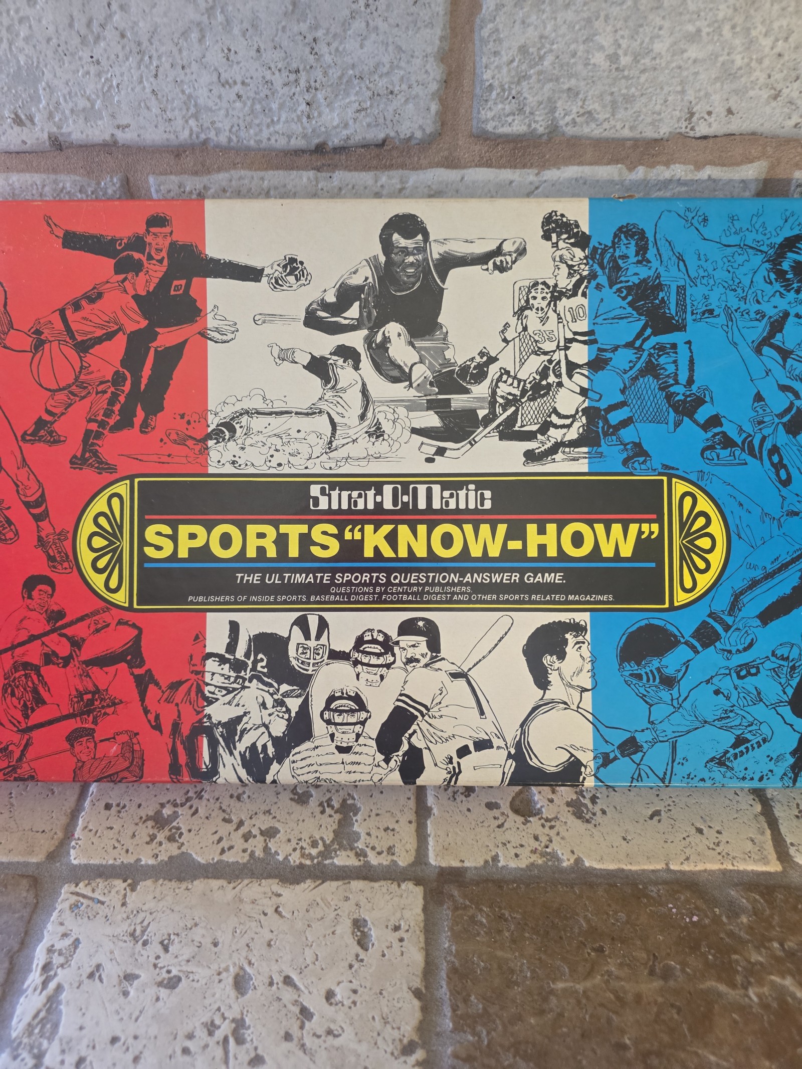Strat O Matic Sports Know - How Boardgame Rare Find