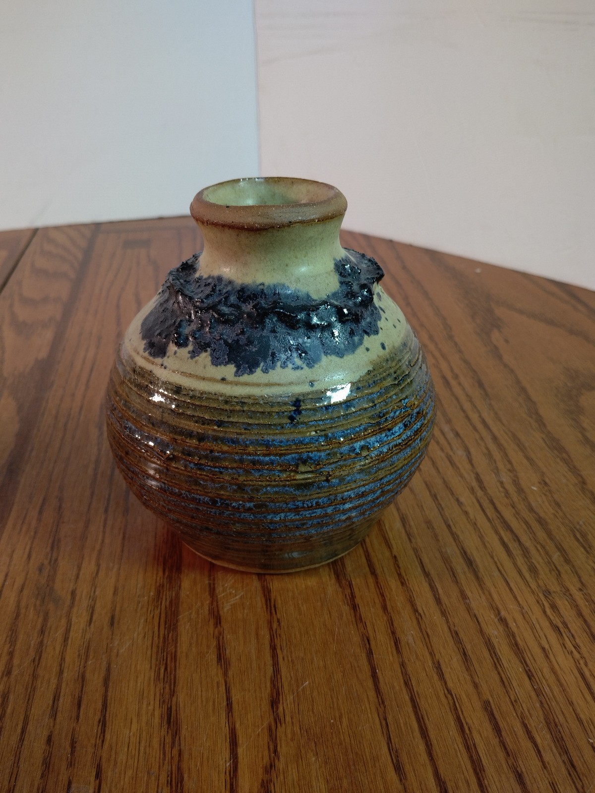 Hand made pottery vase