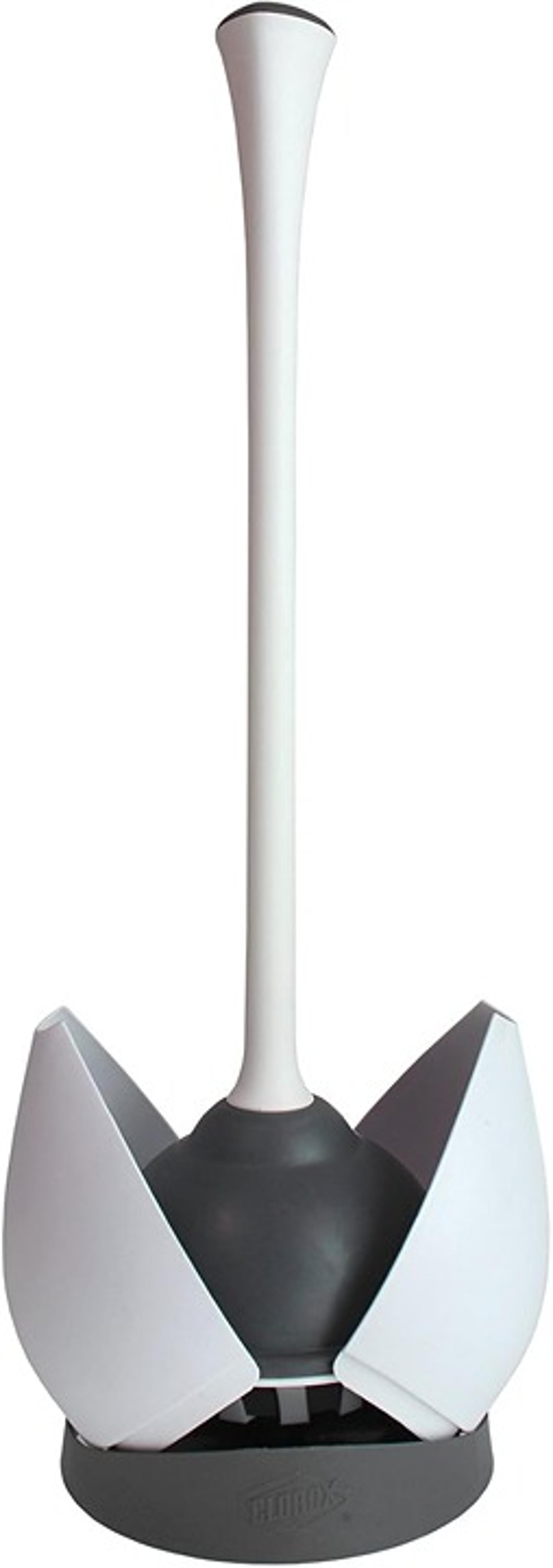 Clorox Toilet Plunger with Hideaway Caddy – Toilet Plunger for Bathroom BathrooM