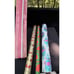 Vintage MCM 1950-60’s Christmas Gift Wrap Foil Wrapping Paper In Storage Case