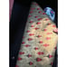 Vintage MCM 1950-60’s Christmas Gift Wrap Foil Wrapping Paper In Storage Case
