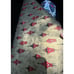 Vintage MCM 1950-60’s Christmas Gift Wrap Foil Wrapping Paper In Storage Case