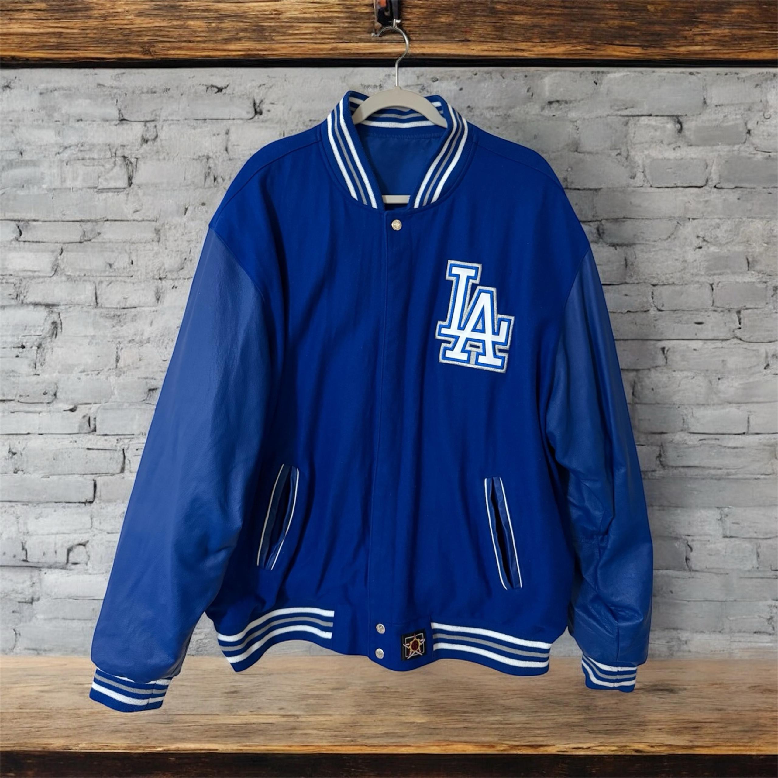 Vintage LA DODGERS Men’s Wool Jacket Reversible Size 3XL - Jeff Hamilton