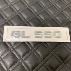 CHROME GL 550 Fit Mercedes Rear Trunk Emblems Logo Badge Letter Number 3M GL550