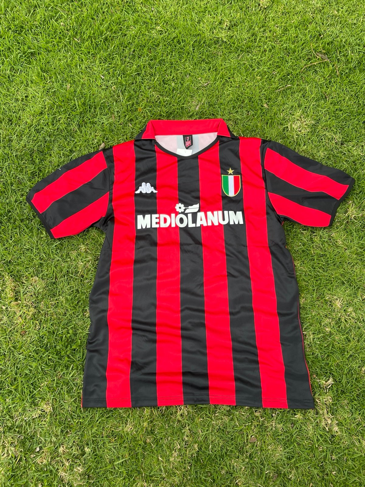 AC Milan 1988-89 Home Soccer Jersey
