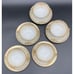 Noritake China Galavan Double Handle Cup And Saucer Set Of 5 Handpainted Japan
