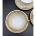 Noritake China Galavan Double Handle Cup And Saucer Set Of 5 Handpainted Japan