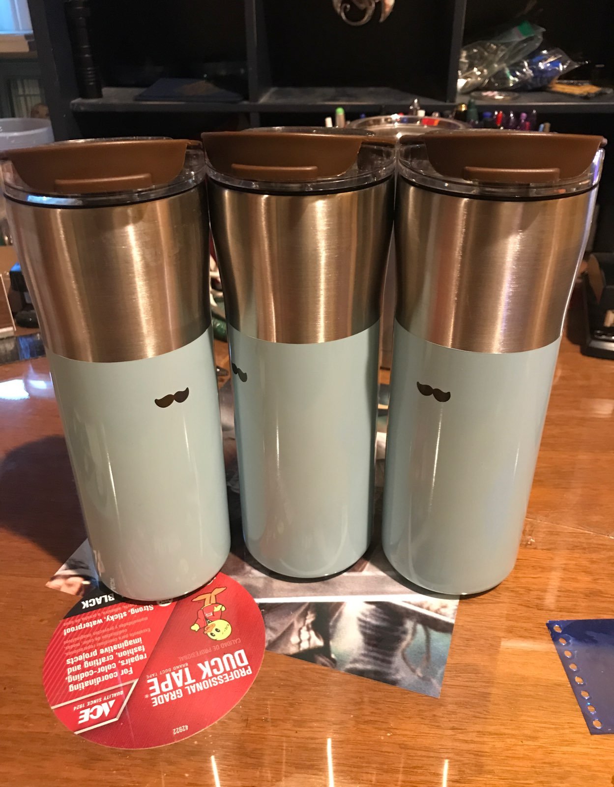 Lot of 3 tumblers