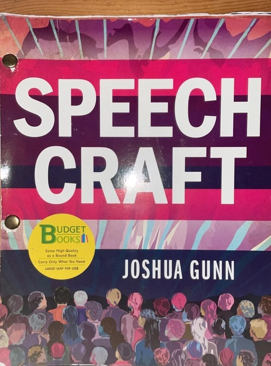 Speech craft joshua gunn