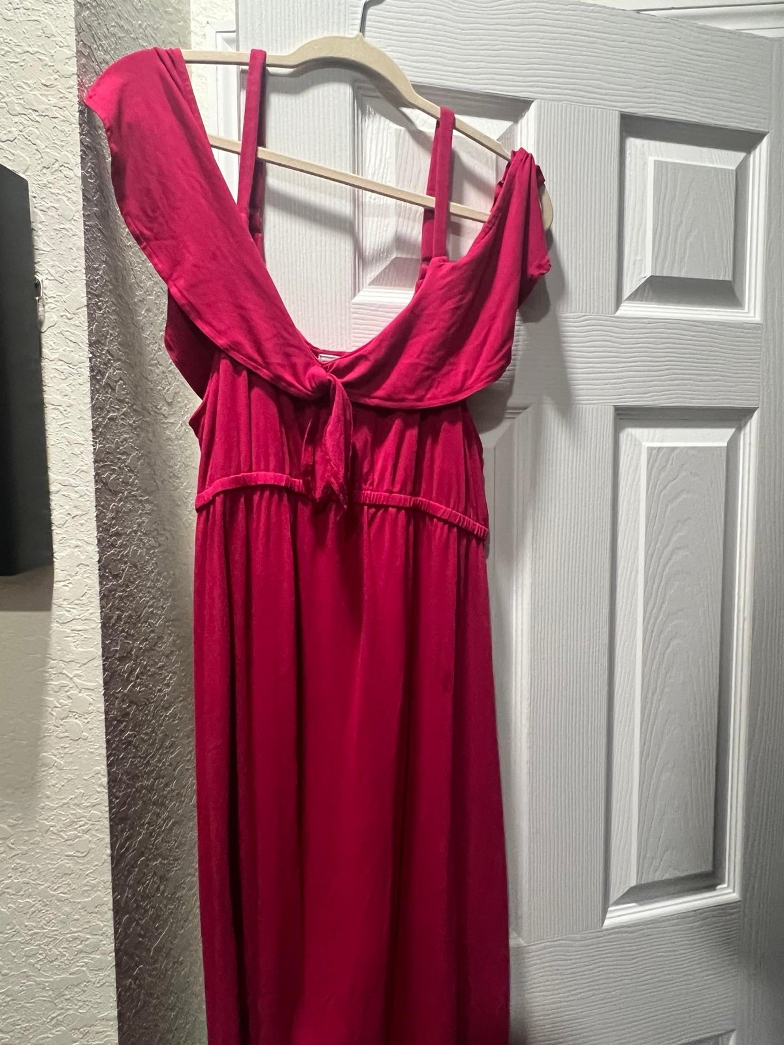 maternity nursing pink dress