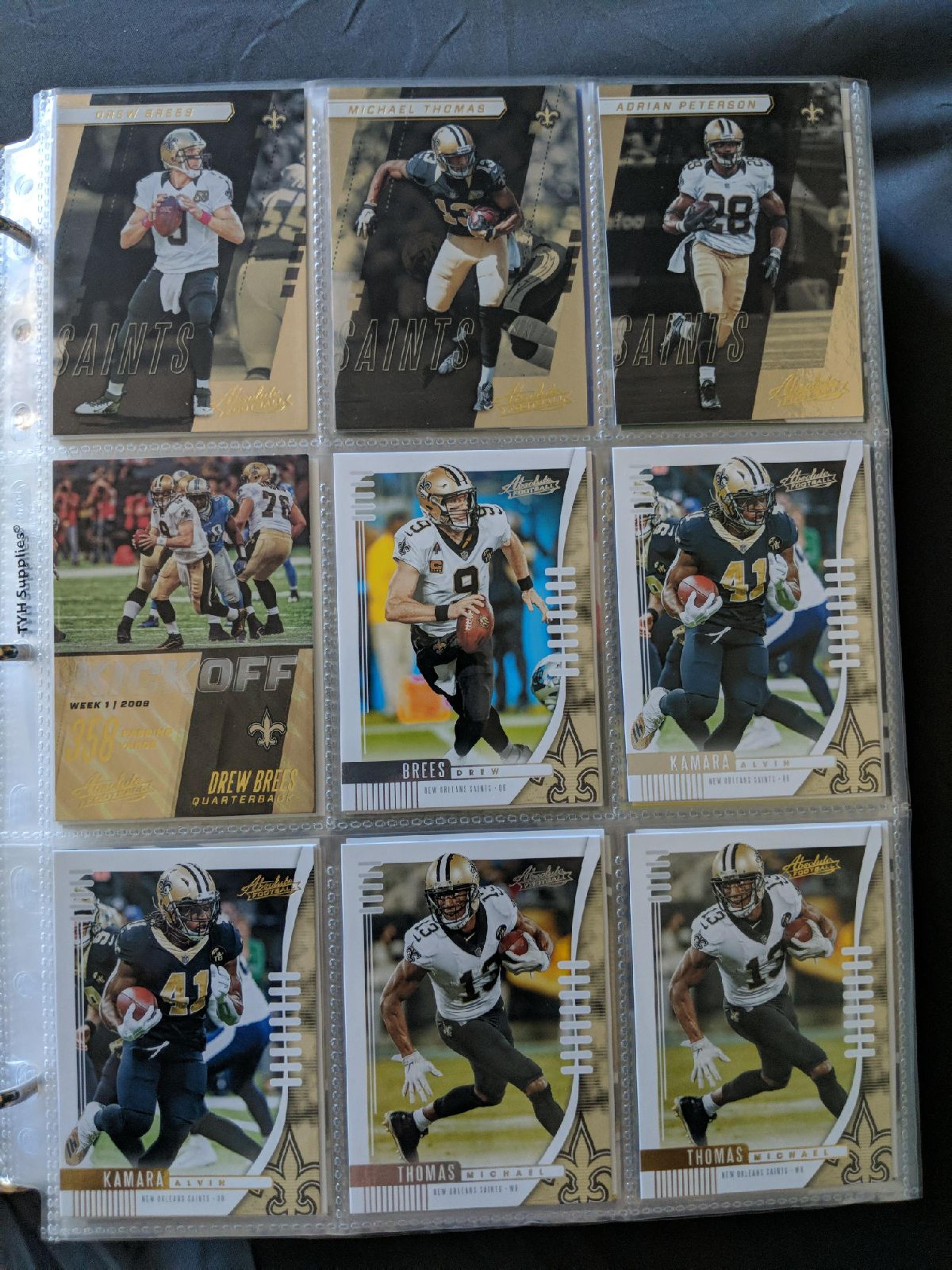 New Orleans Saints 82 Card Lot