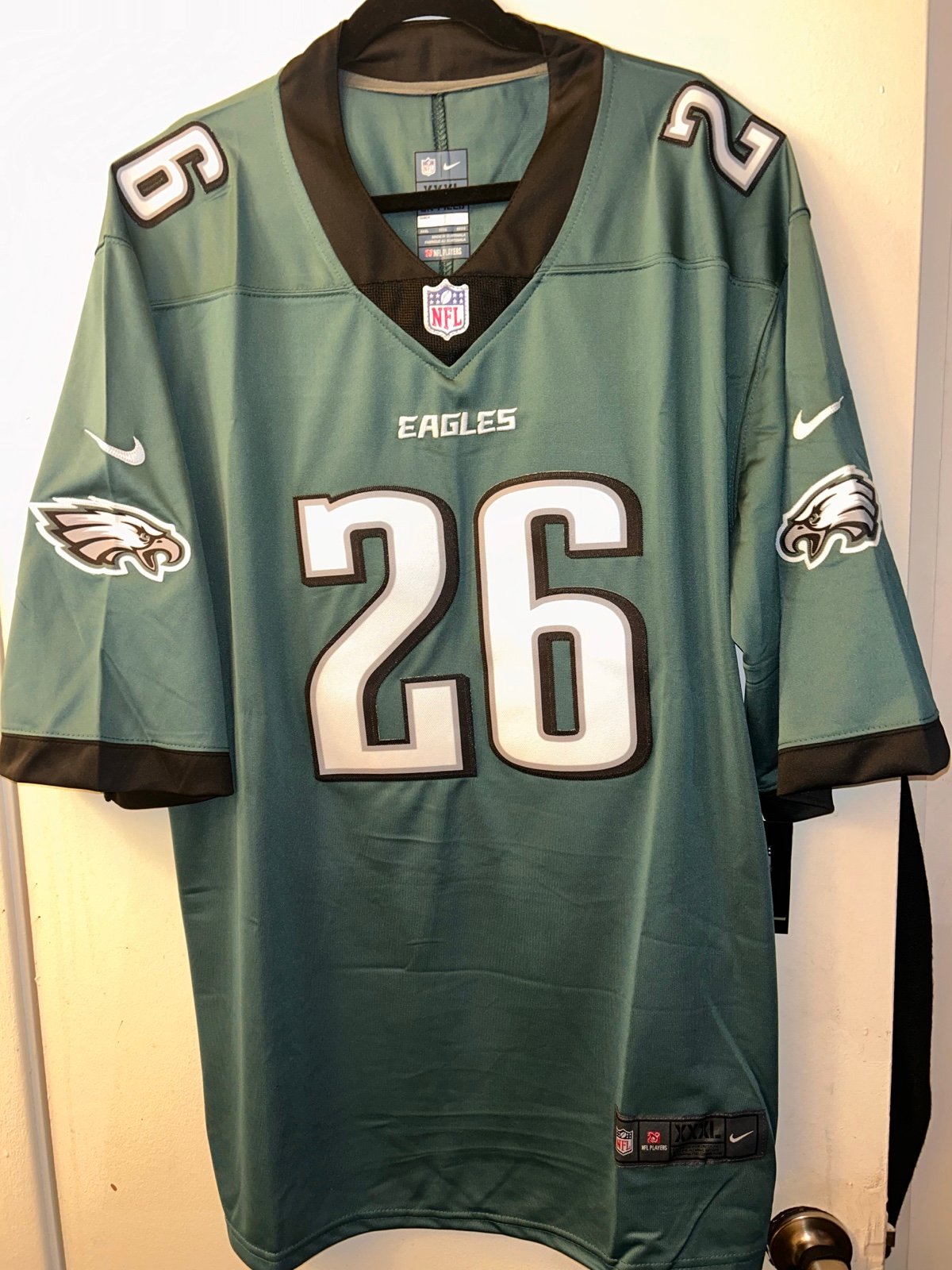 Philadelphia 3X Eagles green Barkley jersey#26 (send your offer)