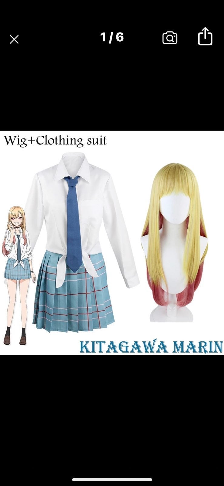 Dress up my darling cosplay M NEW