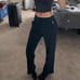 Ralph Lauren vintage black low waisted pajama/pj/ leep pants