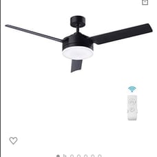 Ceiling Fan with Lights Remote Contro