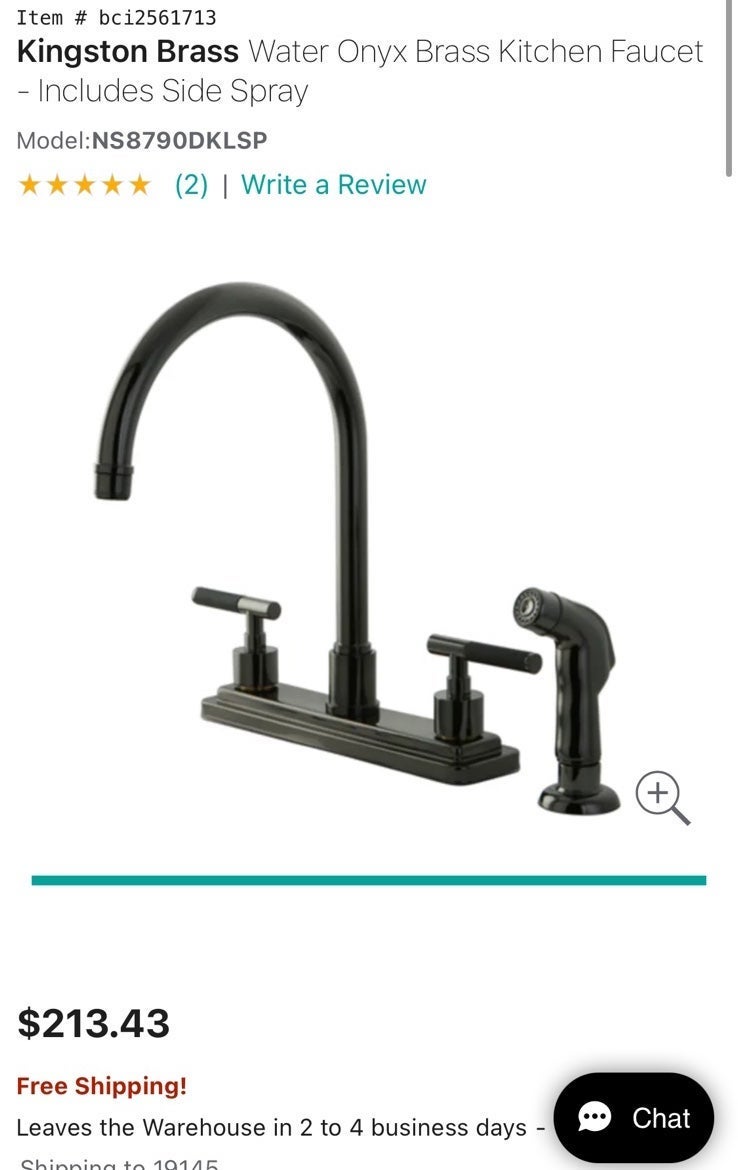 kitchen sink faucet