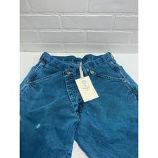 NWT! Urban Renewal Remade Crossover Carpenter Dye Jean Turquoise Size SMALL 119