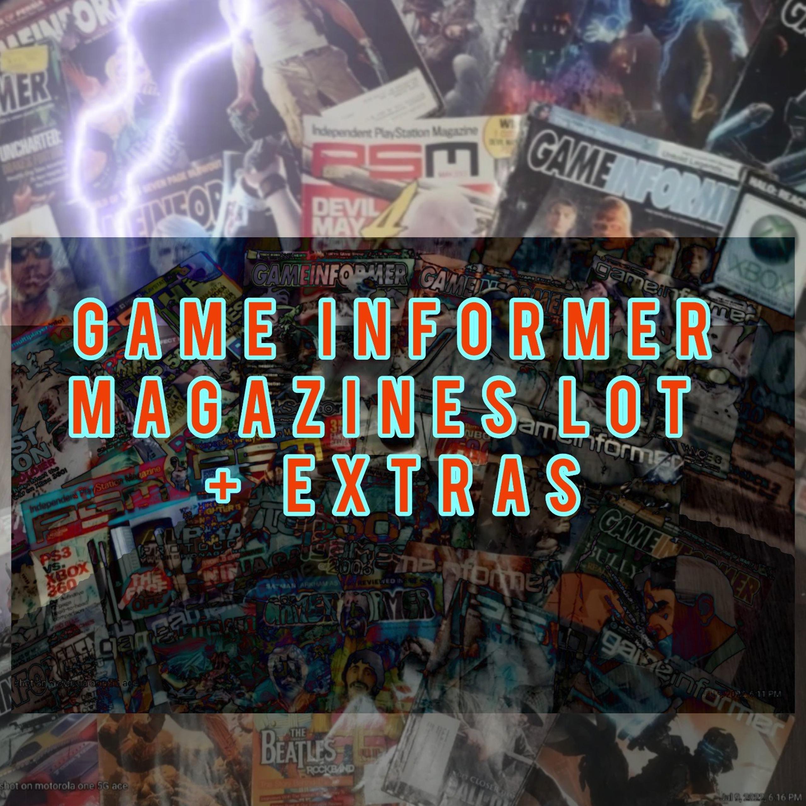 Video Game Magazines Game Informer, PS, XB, Sports ill More 150 Back Issues Lot - Magazine