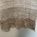Piazza Sempione White and Gold Crochet Made in Italy Casual Sweater NWT