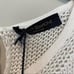 Piazza Sempione White and Gold Crochet Made in Italy Casual Sweater NWT