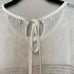 Piazza Sempione White and Gold Crochet Made in Italy Casual Sweater NWT