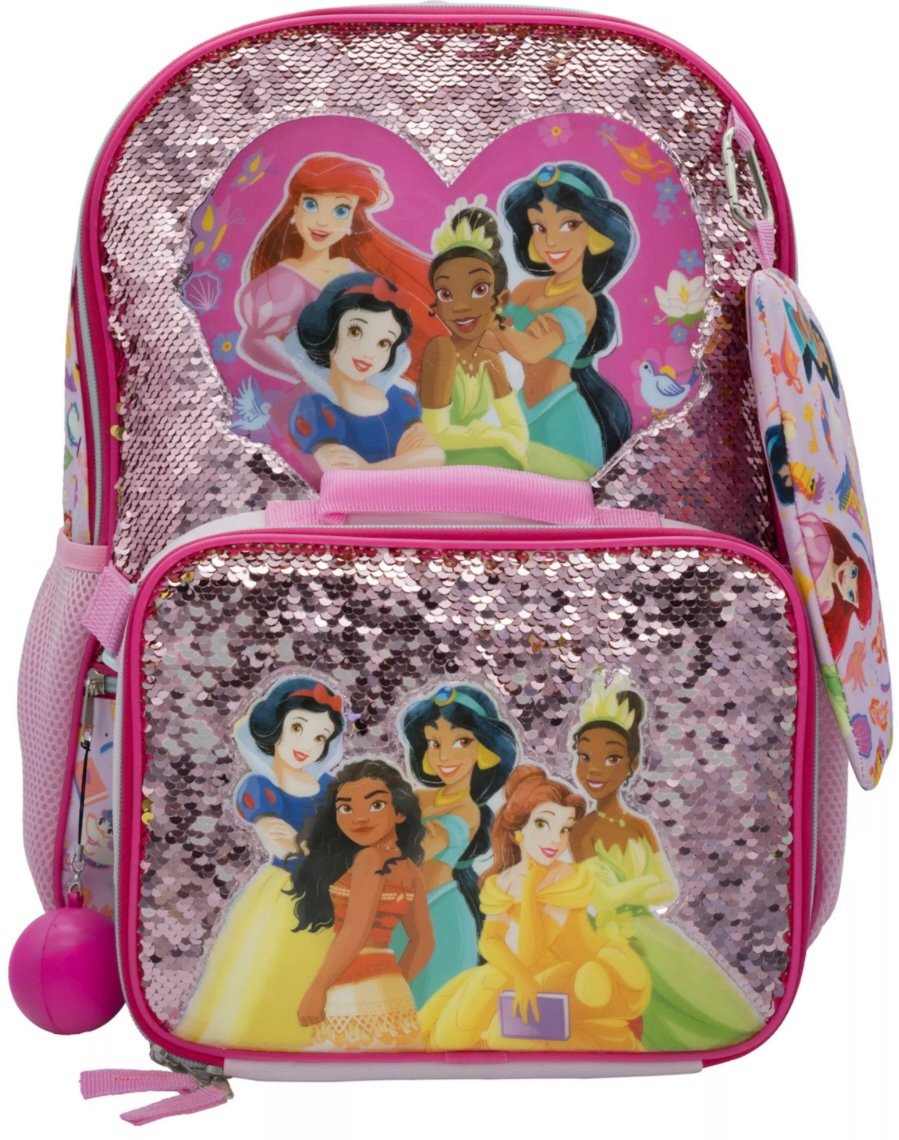 Disney’s Princesses 5-Piece Backpack Set BRAND NEW!