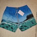 NWT Seven-Cyan PILYQ Swim trunks, Fish, M, Boys