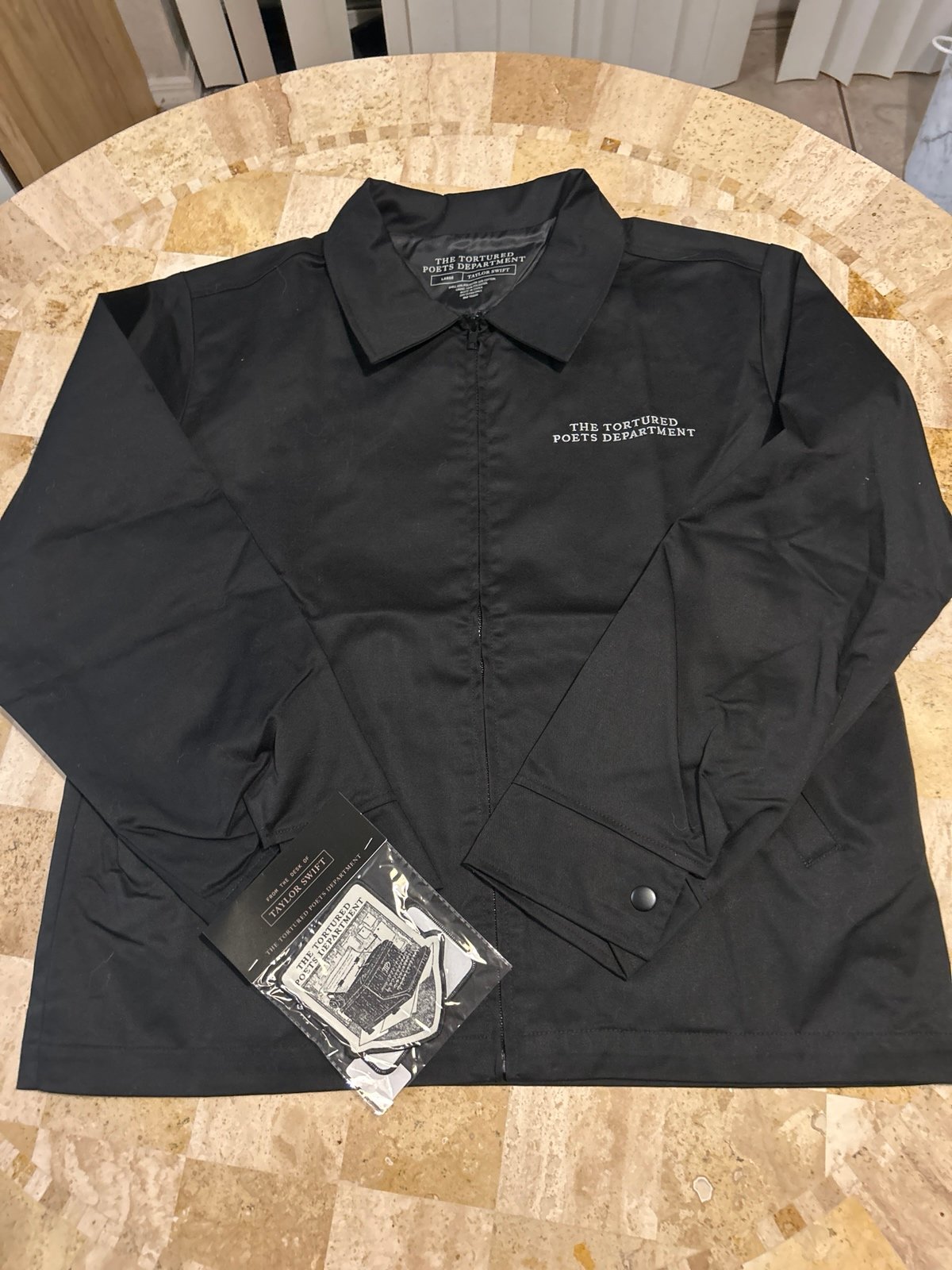 TTPD jacket size L with unopened patches