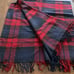 Muji Women's Stole Red Navy Black Wool Yak Shawl shawl